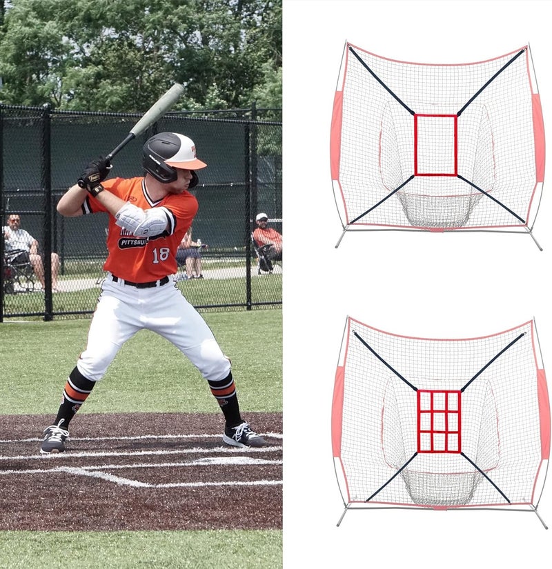 CORECISE Strike Zone Target for Baseball Softball net, Throwing Pitching Hitting Batting Catching Practice Target, Pitcher Accuracy Training Aids - Image 4